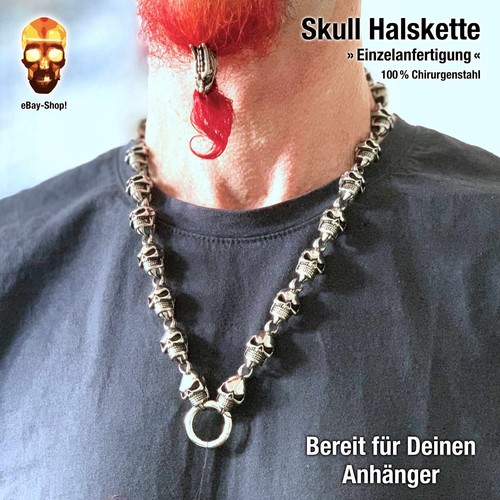 Skull halskette - 15,