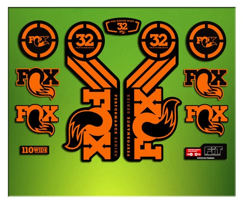 Gabelaufkleber fox - fox, 32