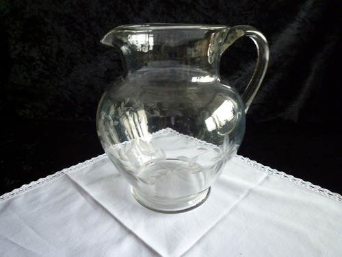 Alte glas karaffe kanne - alte,