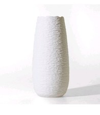 Dekovase aus Keramikvase weiß