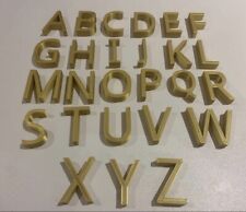 3D-Druck Buchstabenset in Gold