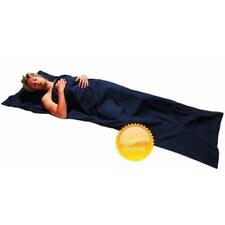 Schlafsack Inlett Mivall Premium Baumwolle dunkelblau Decke Hüttenschlafsack