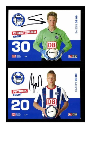 Autogrammkartensatz hertha bsc - autogrammkartensatz,