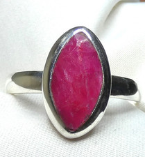 💗 Rubin Ring 925 Silber
