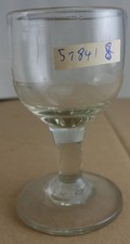 antikes schweres Glas Becher