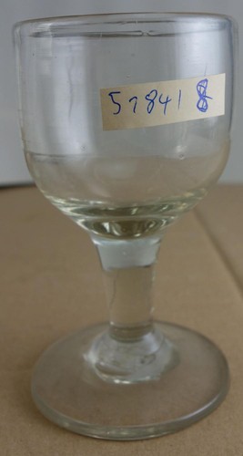 Antikes schweres glas becher - schweres,