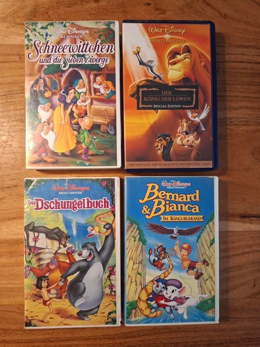 Disney klassiker vhs - klassiker, 4×