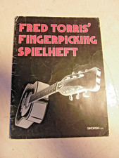 alte Noten Fred Torris´ Fingerpicking Spielheft Verlag Skorski 60er Jahre