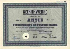 Neckarwerke 1957 Esslingen