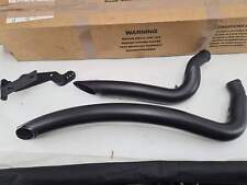 Harley-Davidson Softail Universal M8 Auspuffanlage Sweeper Radius Pipes schwarz 