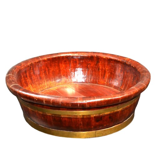 Holz wasche schale kübel - wasche,
