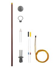 Viessmann TT 6927 Bausatz Holzmastleuchte der DR, LED warmweiß