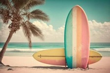 Wandbild: Pastellfarbene