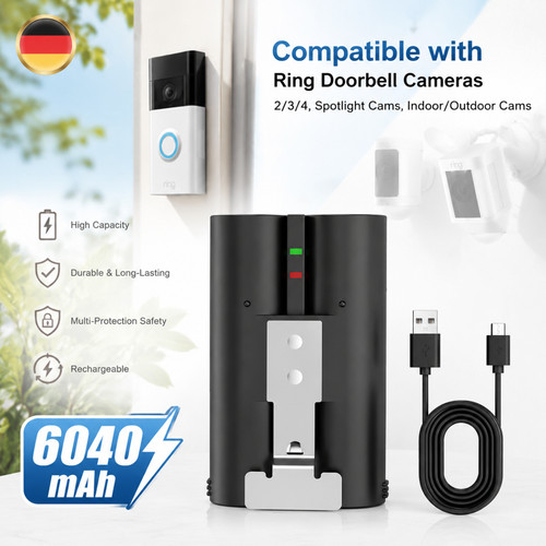 Ersatzakku für ring 6040 - für,