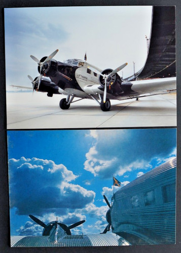 Postkarte flugzeug 52 - flugzeug, ju-52