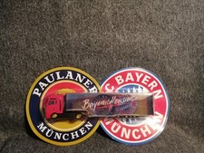 Paulaner Werbetruck • Steyr Sattelzug mit Rammschutz• FC Bayern München 1:87 OVP