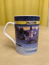 Tasse Jacobs Edition 2006 Weihnachten Winter Kaffee Tee Sammler Mug blau Kirche 