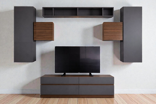 TV-Wohnwand aus hochwertigem