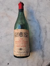 alte französische Weinflasche leer rar sehr alt,  Wino, Vin, Vino 1947 CHATEAU