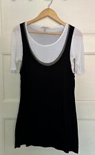 Gabi Lauton Oberteil Gr. 38 3in1 Top T-Shirt weiß braun schwarz 