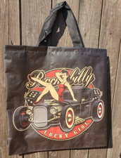 Rockabilly Lucky Girl PVC Tasche - Shopper 45x45 Hotrod Rock´n´Roll - Rockabella