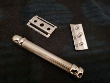 Merkur Solingen Rasierer Edelstahl 3 Teile 9,5x1,5cm Pflege Rasur Bart 