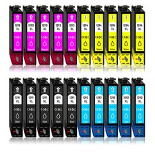 20 XL Patronen für Epson WorkForce WF-3540 WF-3530 WF-3520 WF-3010 WF-7525