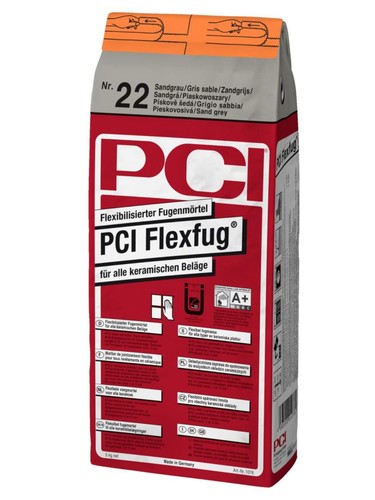 Pci flexfuge sandgrau - 5, kg