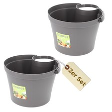 2er Set Fallrohr Blumentopf