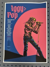 Iggy pop poster lithograph - iggy,