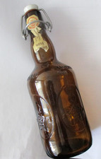 1 leere Flasche Brauer-Bier