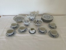 Teeservice Friesisch Blau