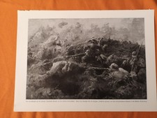 RK 1917 Zeitungsdruck 3855  Maler Buddenberg Saint-Pierre-Vaast Wald Cuvergnon