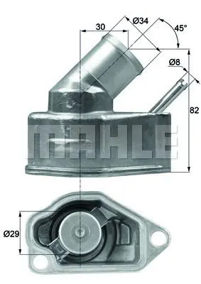 Thermostat kühlmittel 10 - kühlmittel, ti