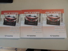 Repair service work shop manual Werkstatthandbuch Ssangyong Actyon 2006