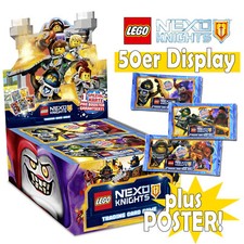 LEGO NEXO Knights Trading Cards Serie 1 • 50er Display + Poster • NEU!