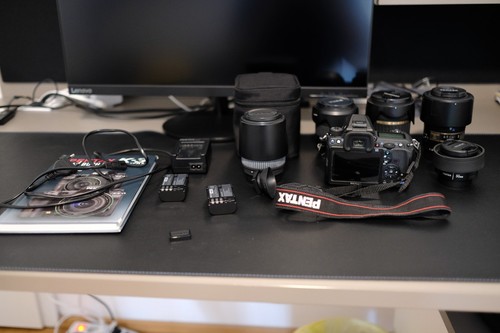 Pentax mit 6 objektiven - 6,