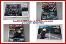 Suzuki GSX 1100 Moko mit 94PS Literaturpaket - 2 komplette Zeitschriften