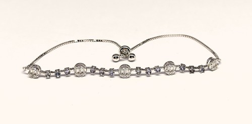 Tansanit armband 925 - tansanit,
