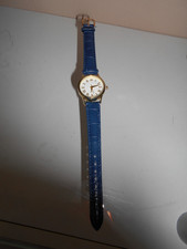 NEU !!! Damen  Quarz , Armbanduhr  , Eternal Love , blau ,gold