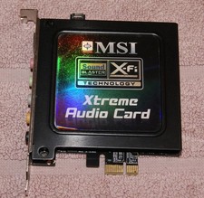 MSI X-FI Xtreme Audio Card