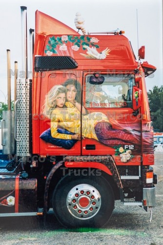 Lkw foto volvo f12 - lkw, rot