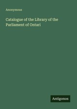 Anonymous | Catalogue of the