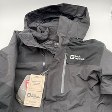 Jack Wolfskin Herren Jasper 3in1 Men Wasserdichte Doppeljacke, Gr. L ,  phantom