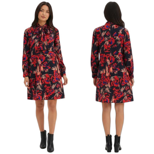 Damen chiffon kleid blumen - damen,