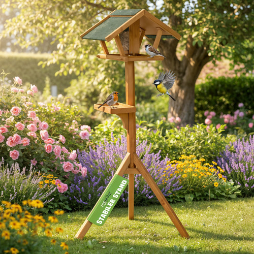 Vogelhaus mit ständer bird - ständer,