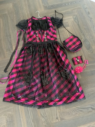 Designer dirndl pink schwarz - designer, pink/schwarz