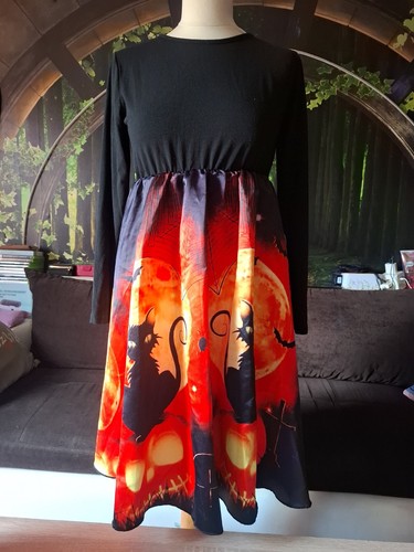 Kleid langarm halloweenkleid - langarm,