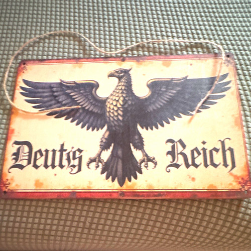 Holzschild deutsches - holzschild, „deutsches
