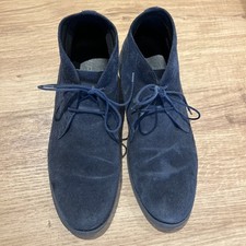 Geox Herren Desert Boots Stiefeletten Blau Knöchelhoch Atmungsaktiv EU 44